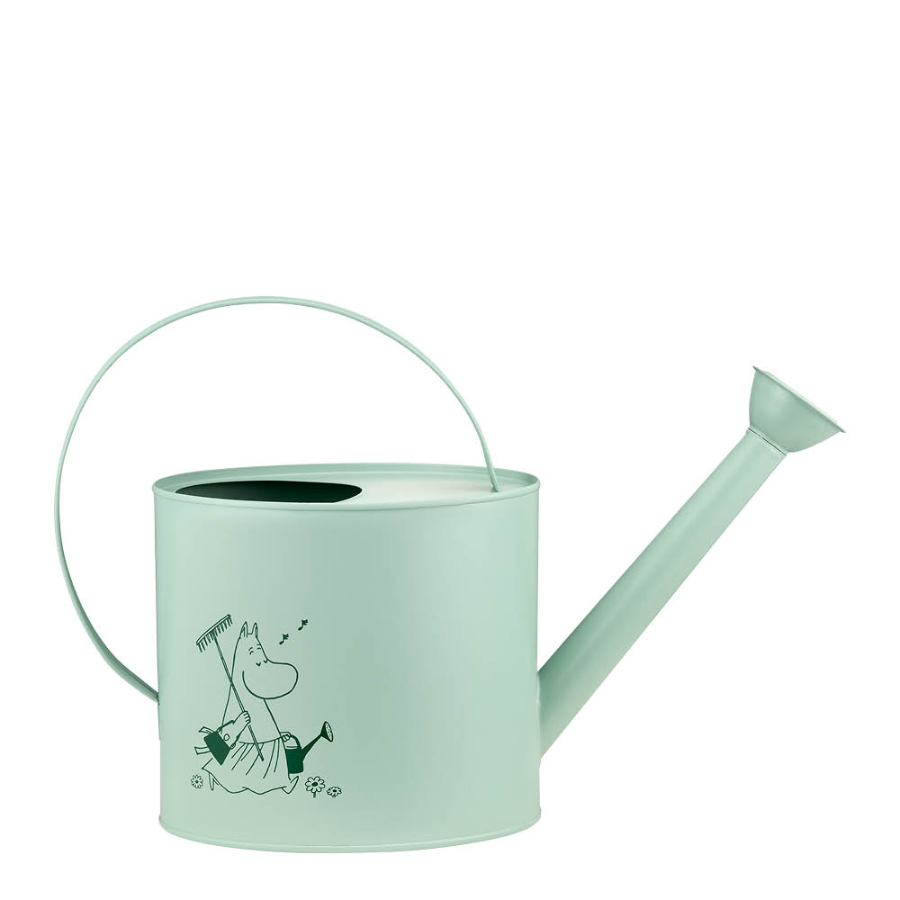 Muurla Mumin vattenkanna i plåt 4 L grön