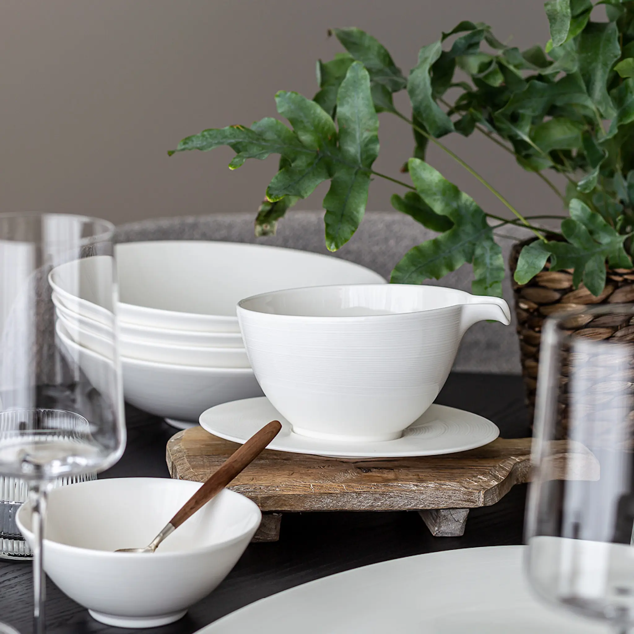 Royal Porcelain Blanche Fat till såssnipa Vit