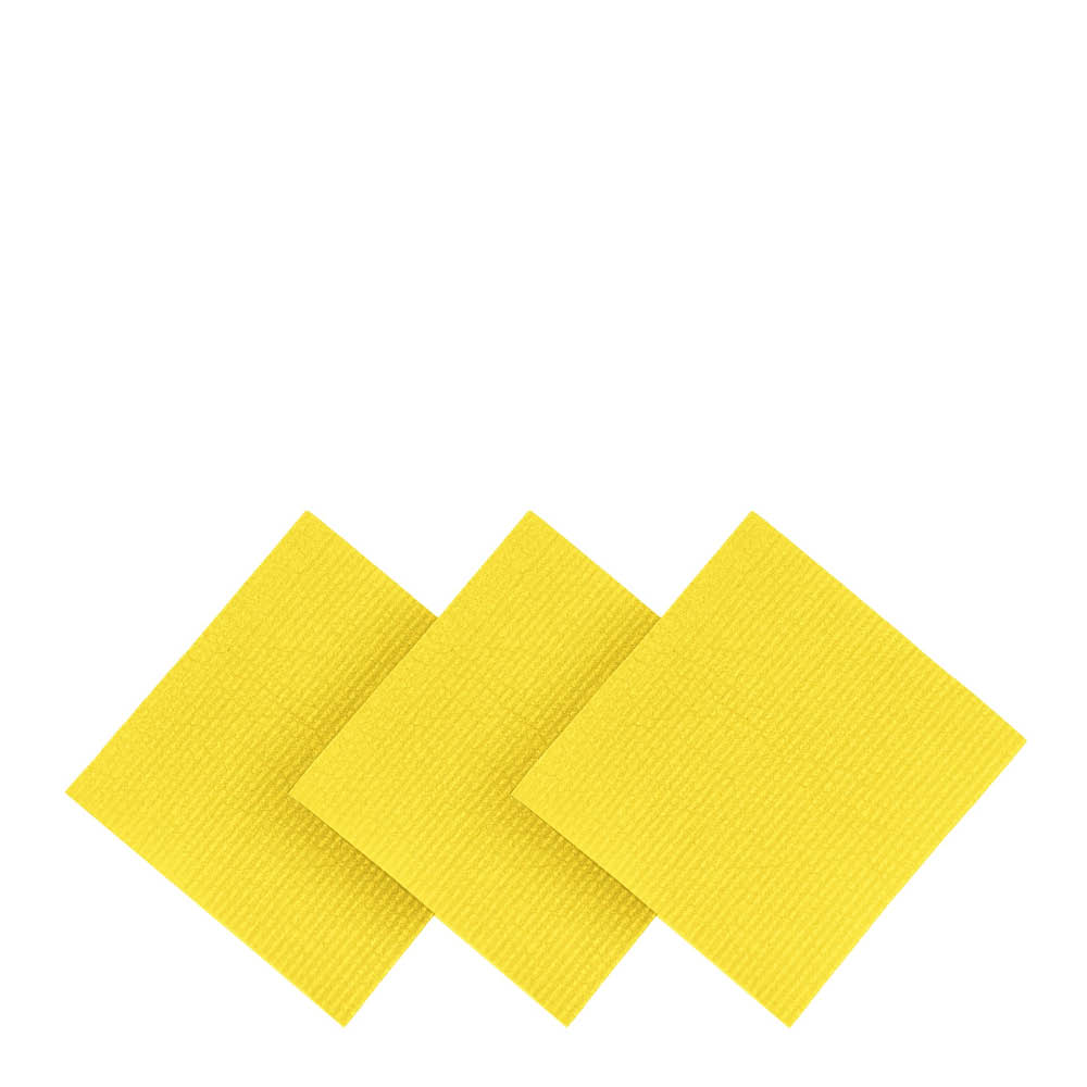 Happy Sinks Tiskirätti 17x20 cm 3 kpl Swedish Keltainen