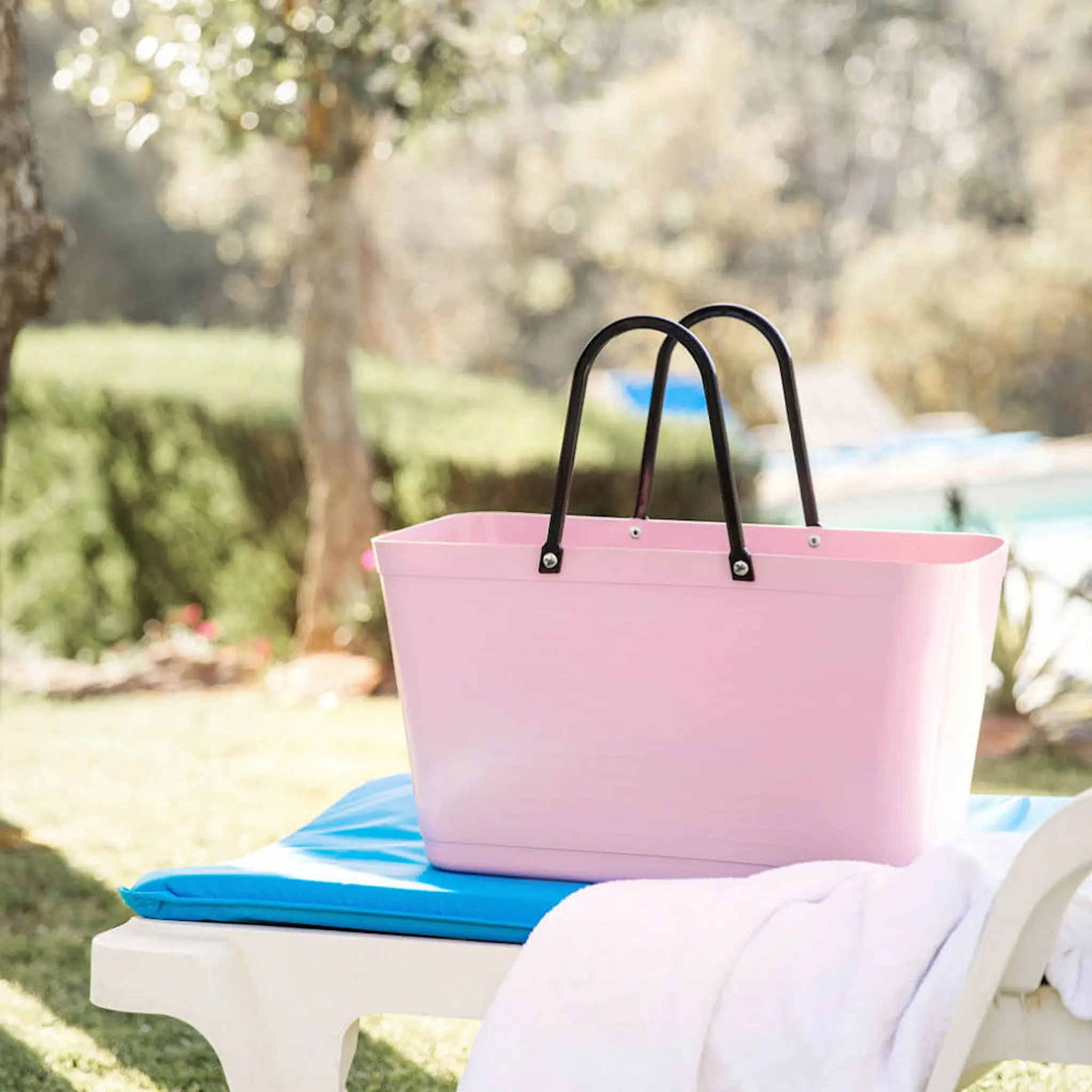 Hinza Green Plastic Laukku iso 15 L Vaaleanpunainen