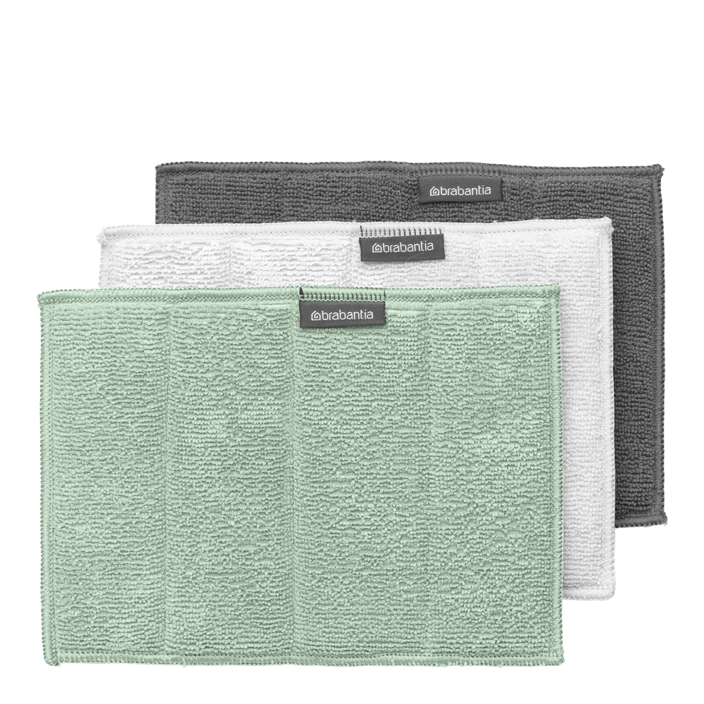 Brabantia Sinkside Mikrokuitutyyny 3 kpl Vihreä/Harmaa/Valkoinen