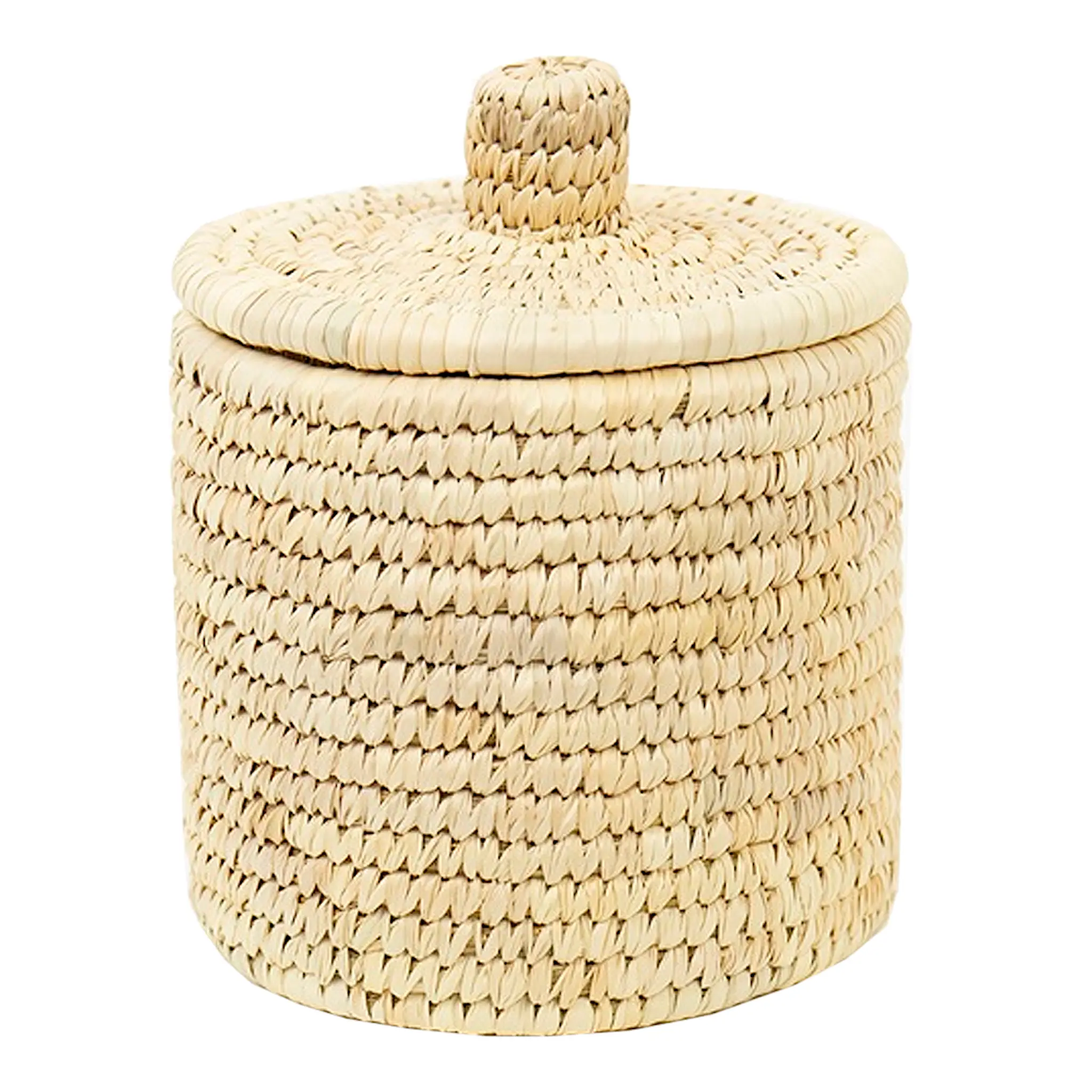A World of Craft Palm Korg med lock 13x15 cm Natur