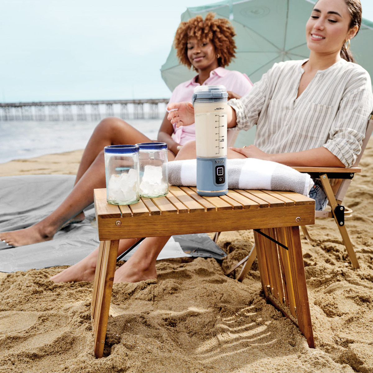 Ninja Blast to-go trådløs blender denim blue