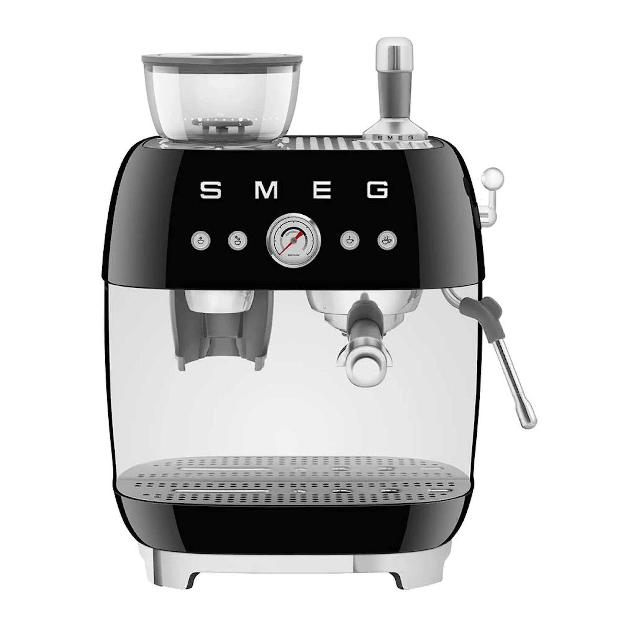 Smeg Smeg Manuell Kaffemaskin med Kvarn EGF03 Svart