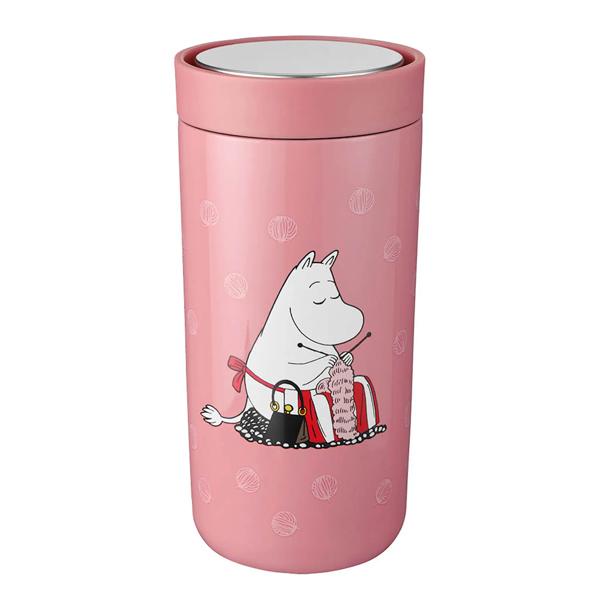 Stelton Mumin To Go Click Muki 40 cl Moomin Knitting