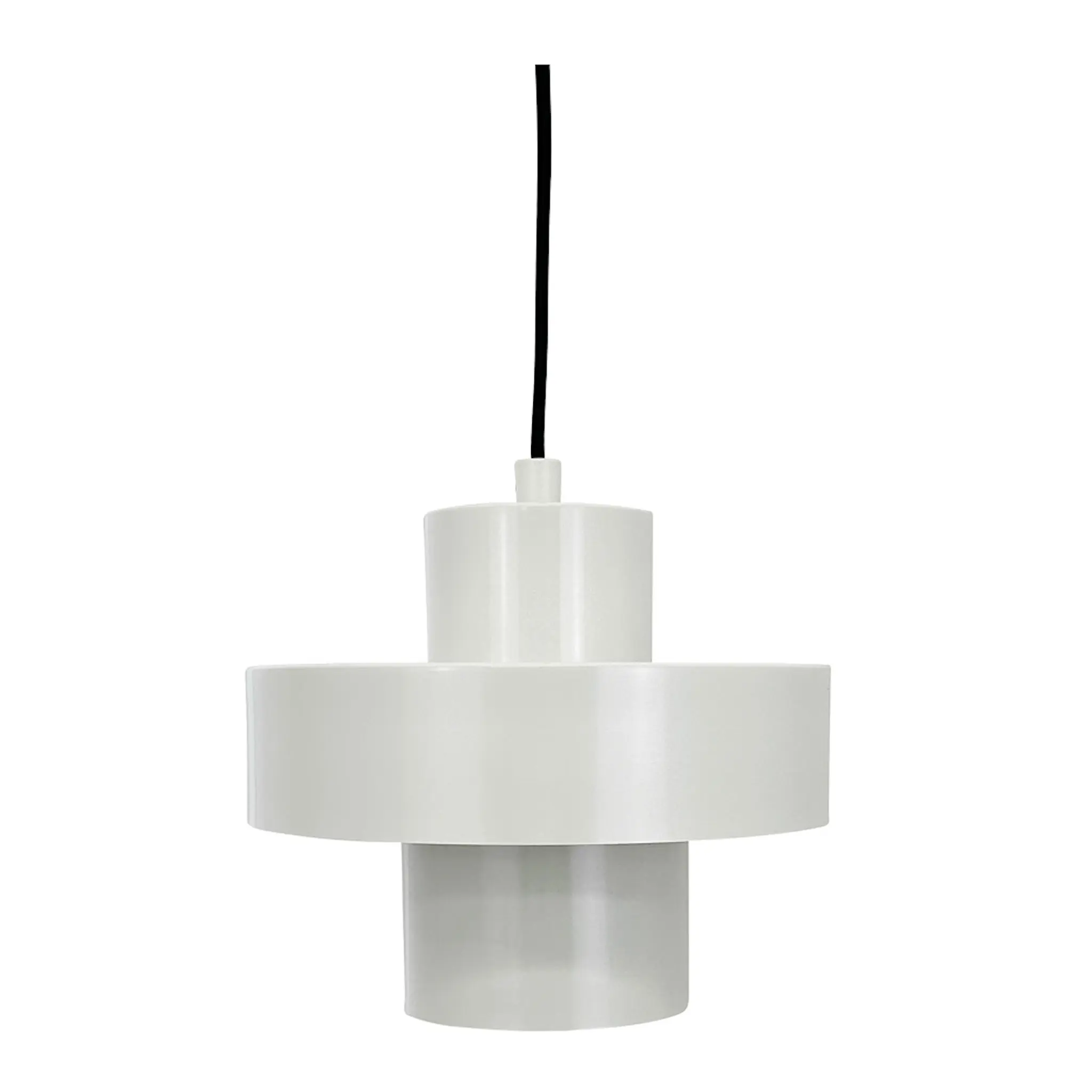 Dyberg Larsen Stoke pendellampa 16,5 cm vit