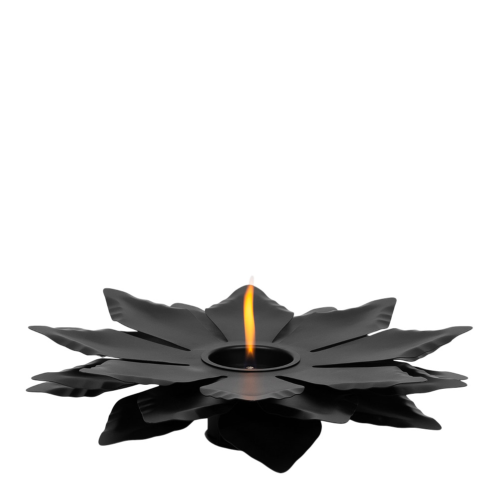 Tenderflame - Lilje Sisustustuli 50 cm Musta