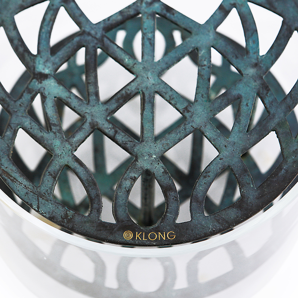 Klong Äng vase liten blå