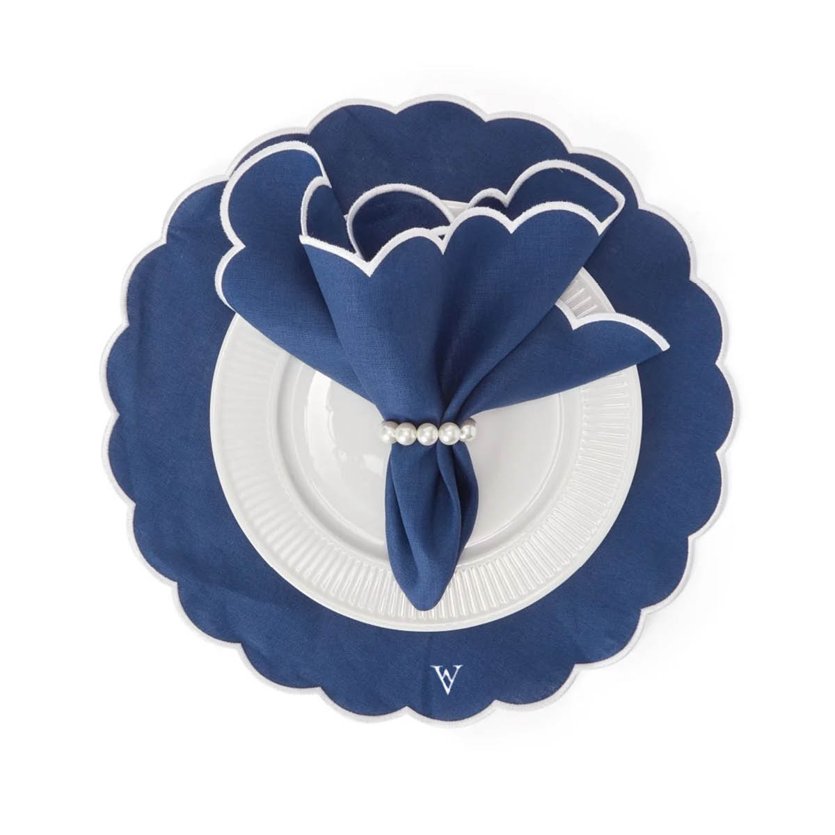 Von Norten Grace Scallop Pöytätabletti 42 cm 2 kpl Riviera