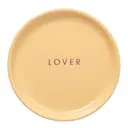 Petit four-fat LOVER Ø8,5 cm gul