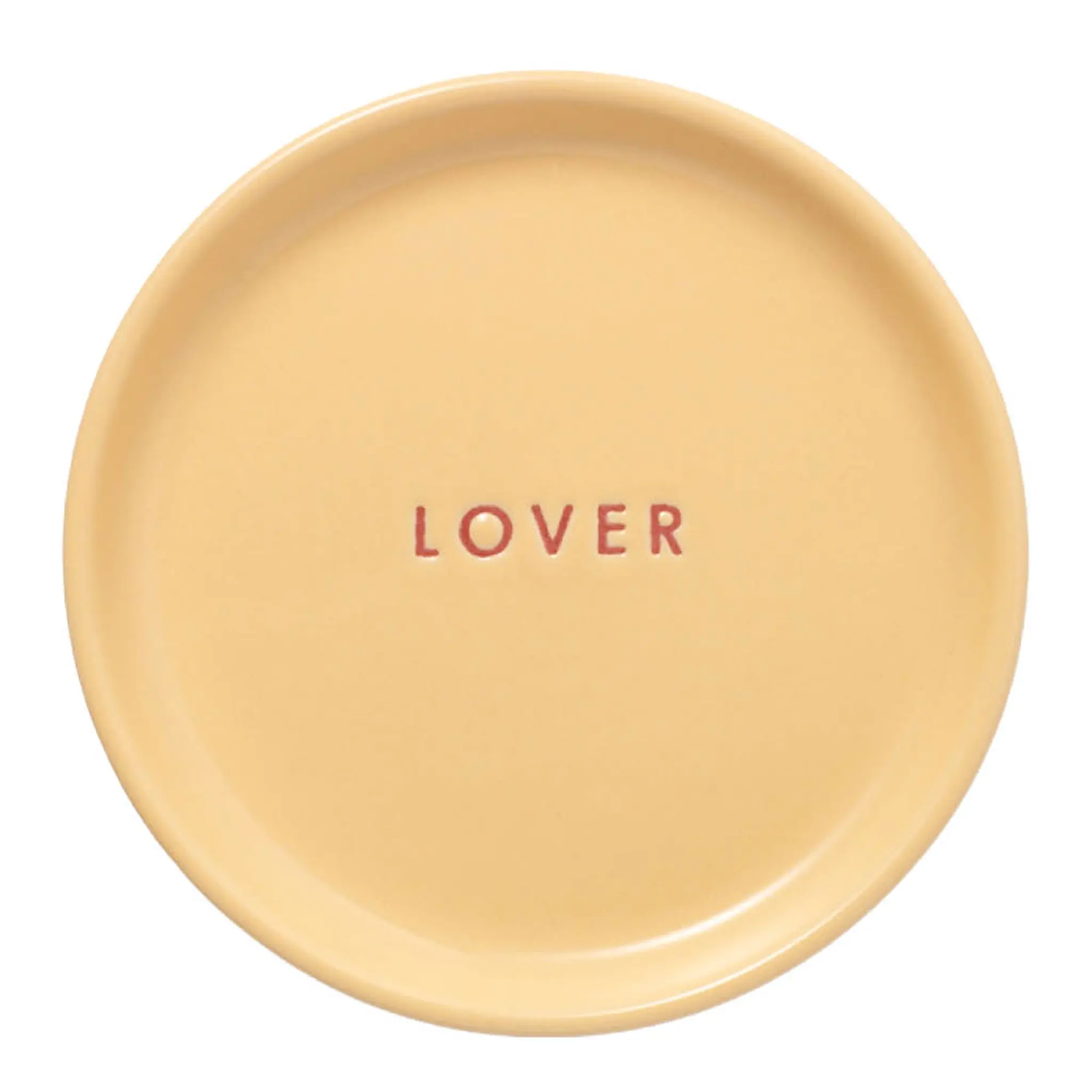 Vondels Petit four-fat LOVER Ø8,5 cm gul