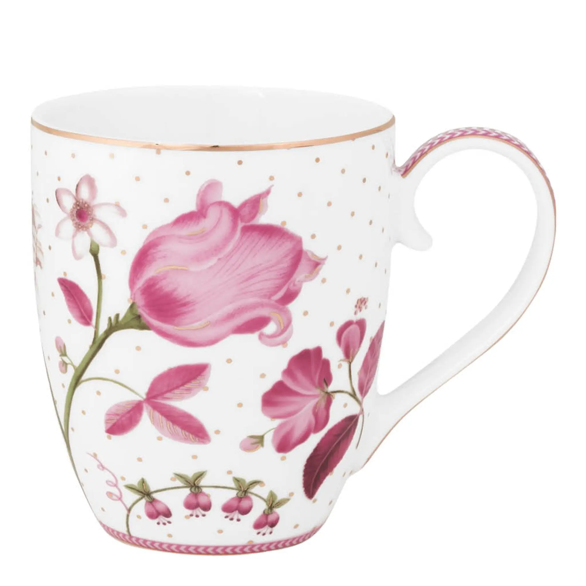 Pip Studio Jolie Tulip mugg XL 45 cl rosa