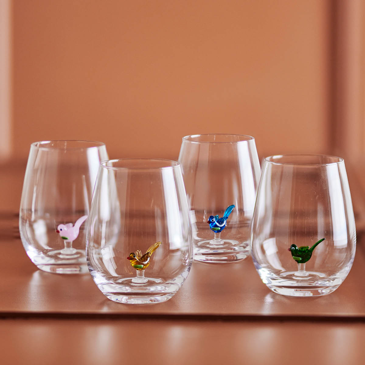 Bloomingville Misa dricksglas 56 cl 4-pack flerfärgad
