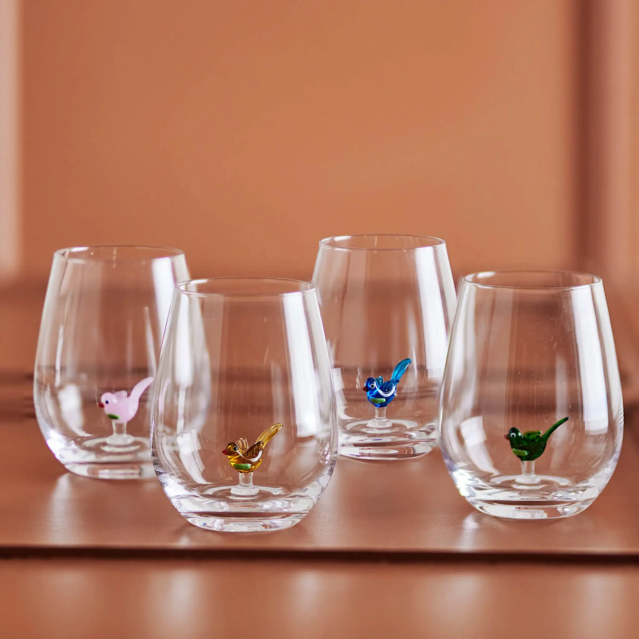 Bloomingville Misa dricksglas 56 cl 4-pack flerfärgad