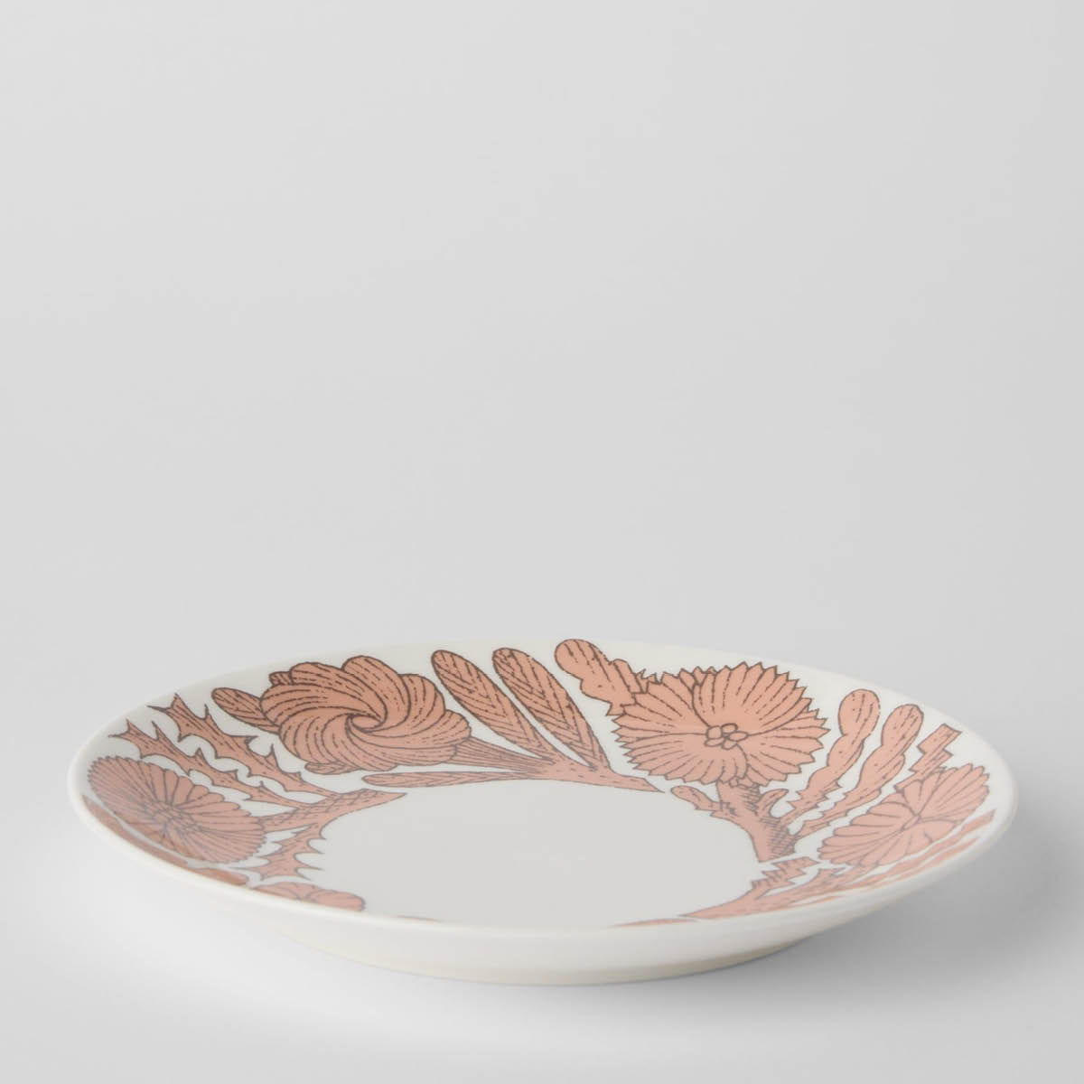 Gustafsberg Juni tallerken uten fane 18 cm rosa