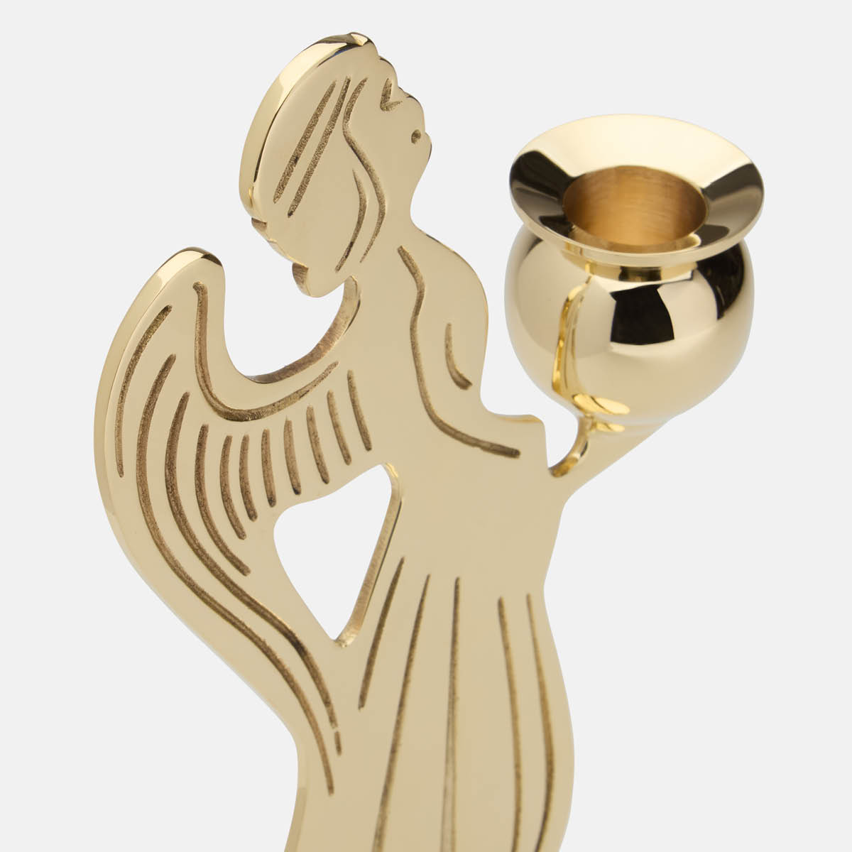 Skultuna Skyddsängel Grande Dame 20,5 cm mässing