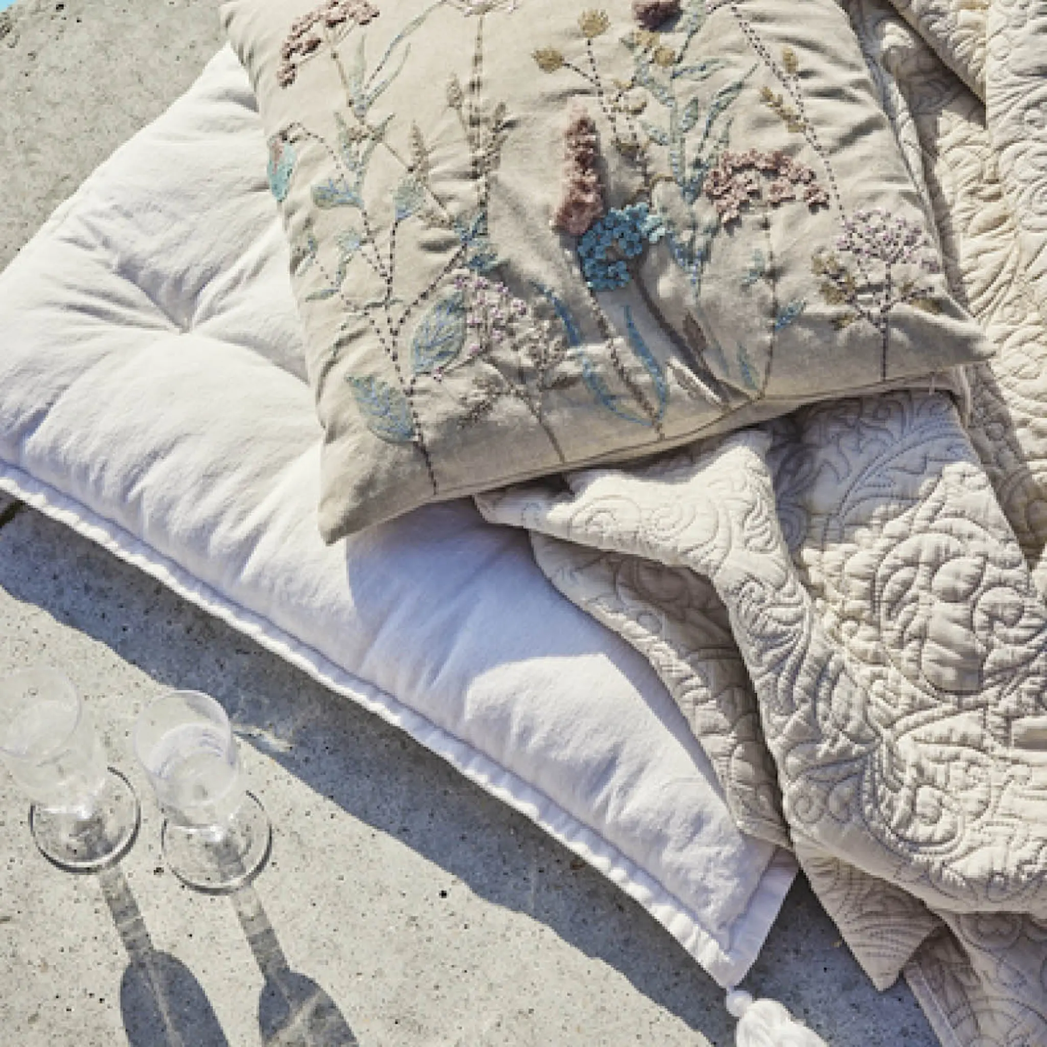 Lene Bjerre Felima madrass 190x7 cm hvit