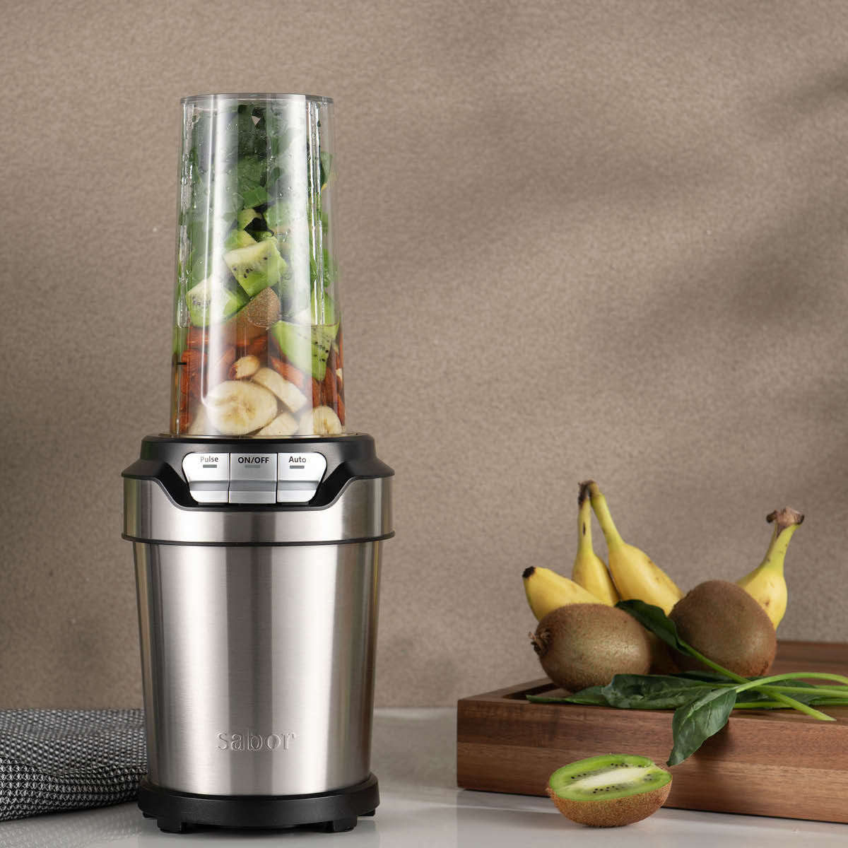 Sabor Elevation blender 900W 0,8L børstet stål