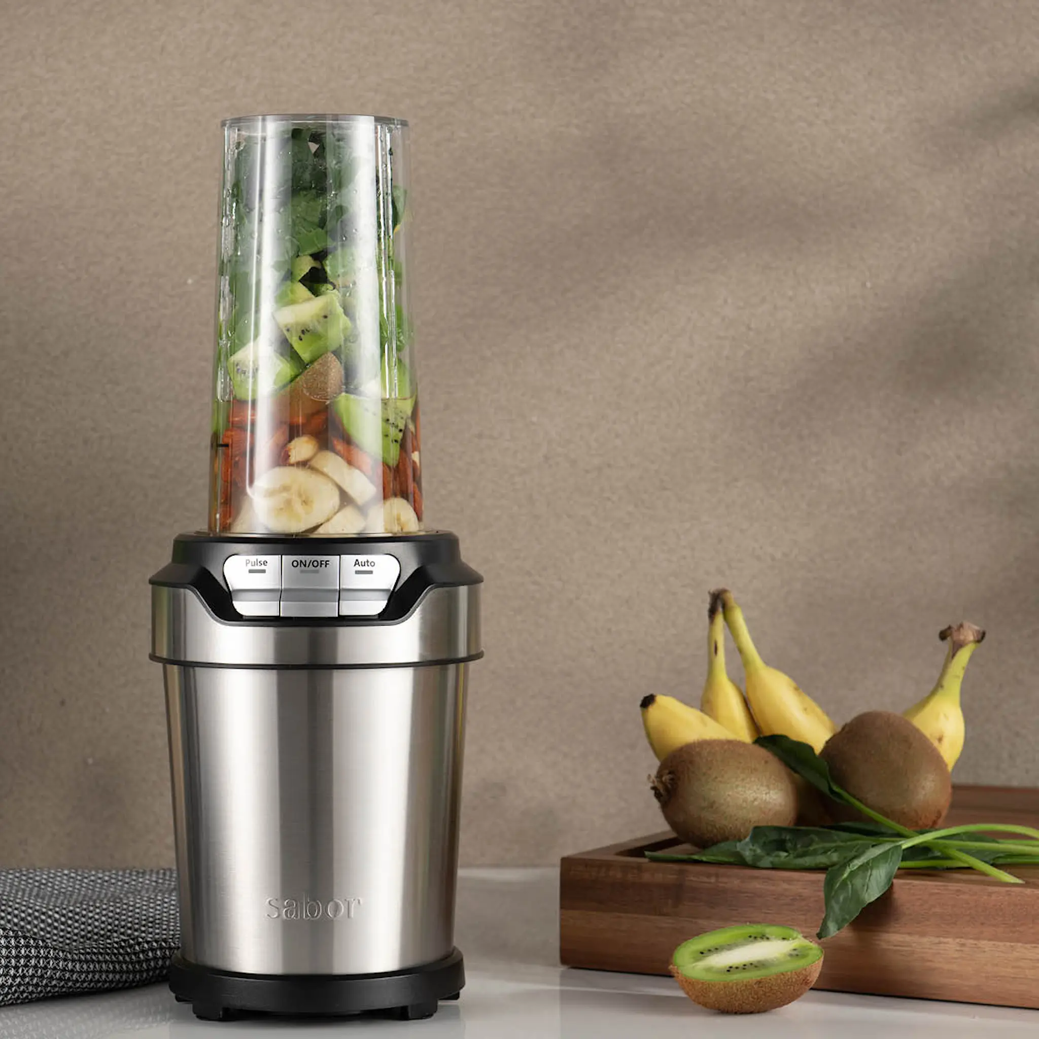 Sabor Elevation blender 900W 0,8L børstet stål