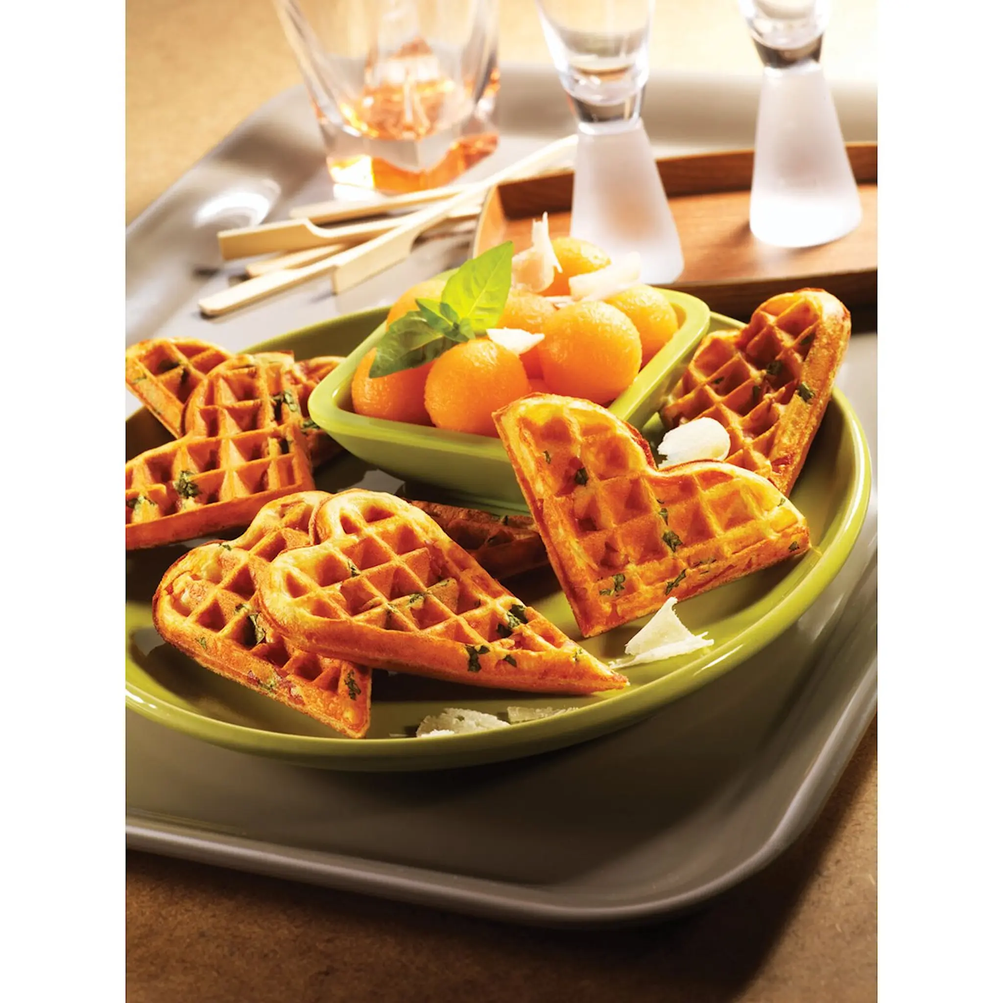 Tefal Box 6 Heart Waffle Plattor 2-Pack