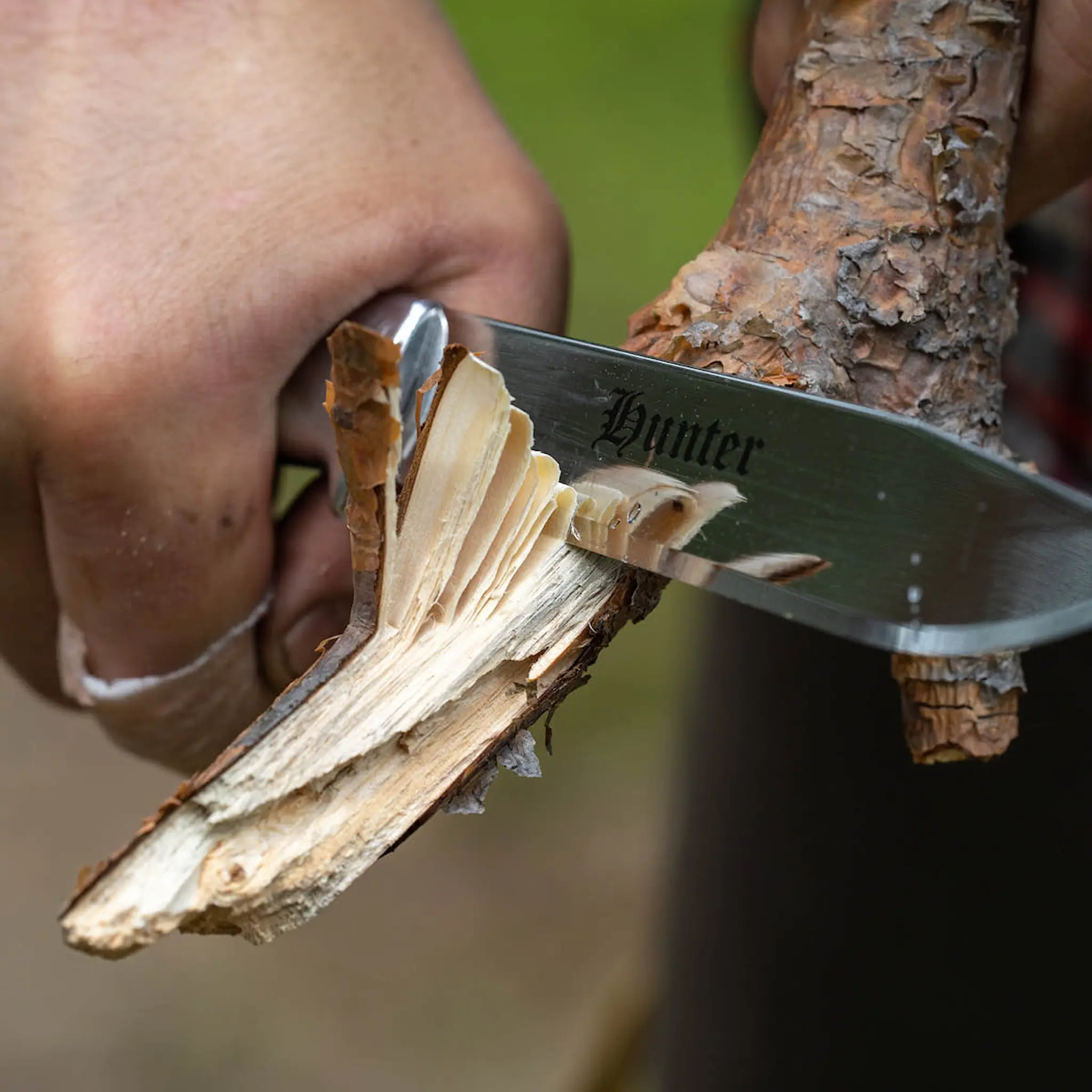 Brusletto Hunter jaktkniv 25,5 cm med slida masurbjörk