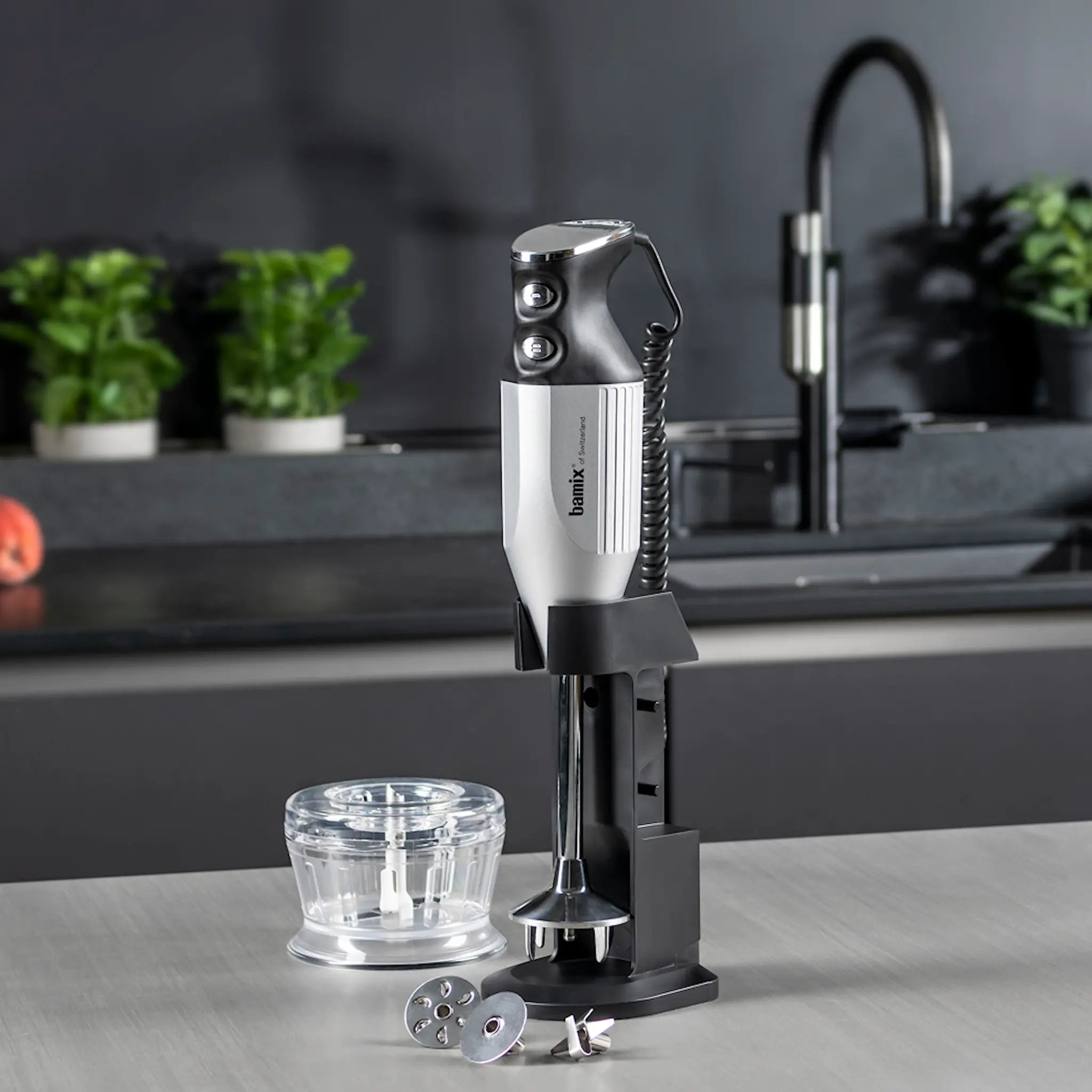 Bamix Bamix Sauvasekoitin Deluxe 200 w Hopeanharmaa