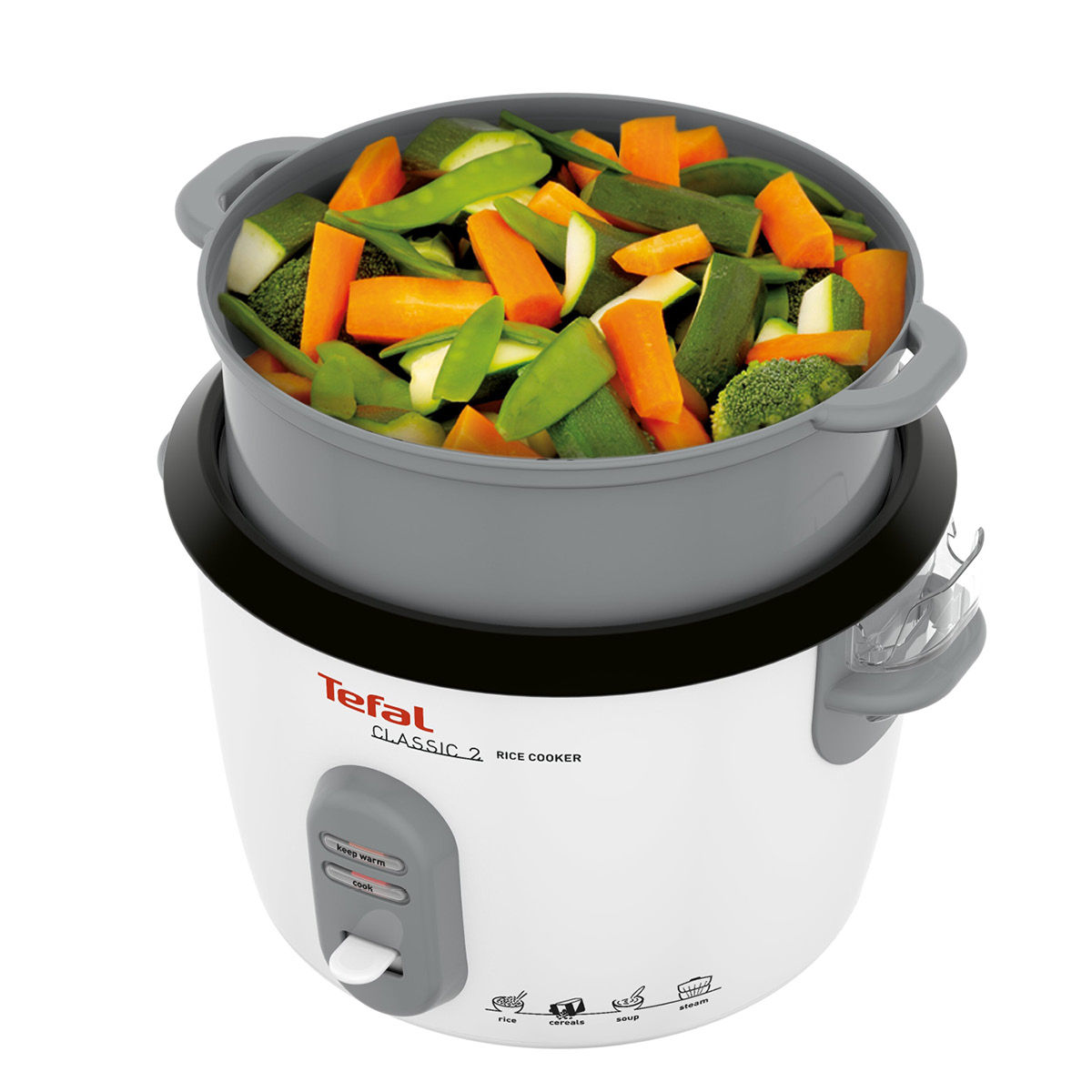 Tefal Classic Riisikeitin 1,8L Valkoinen