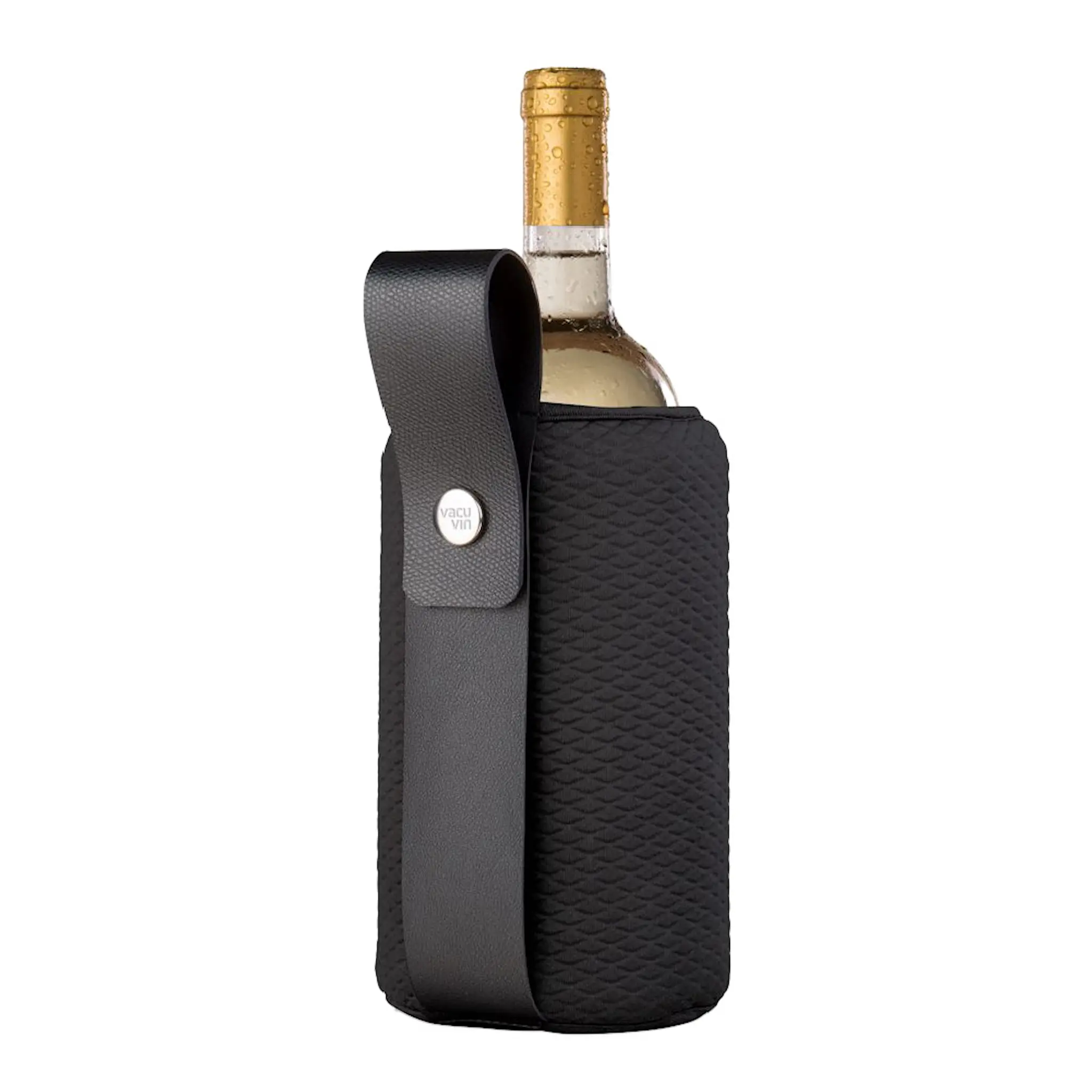 Vacu Vin Flexible Vinkylare med handtag Artico Svart