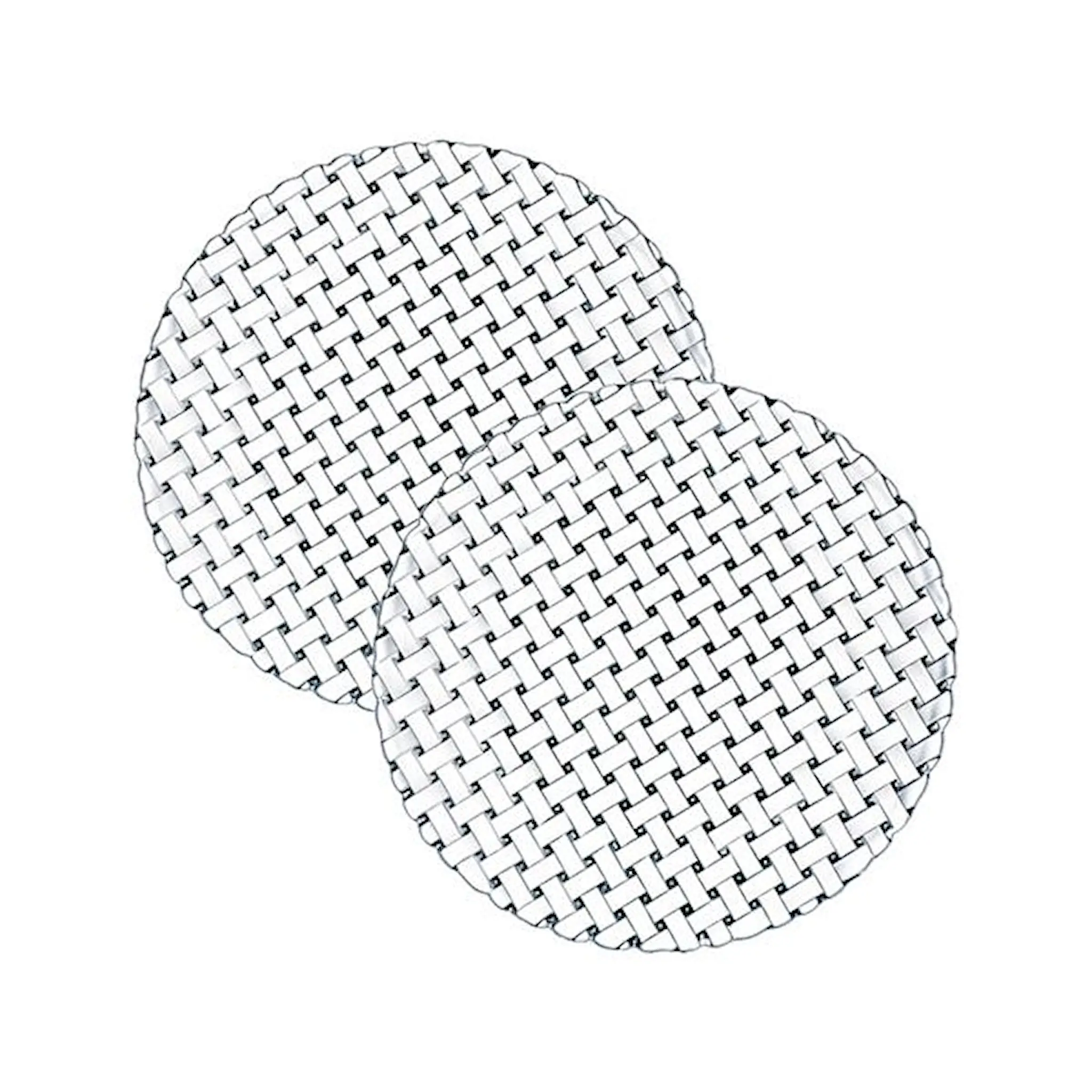 Nachtmann Bossa Nova Tallrik 23 cm hel dekor 2-pack