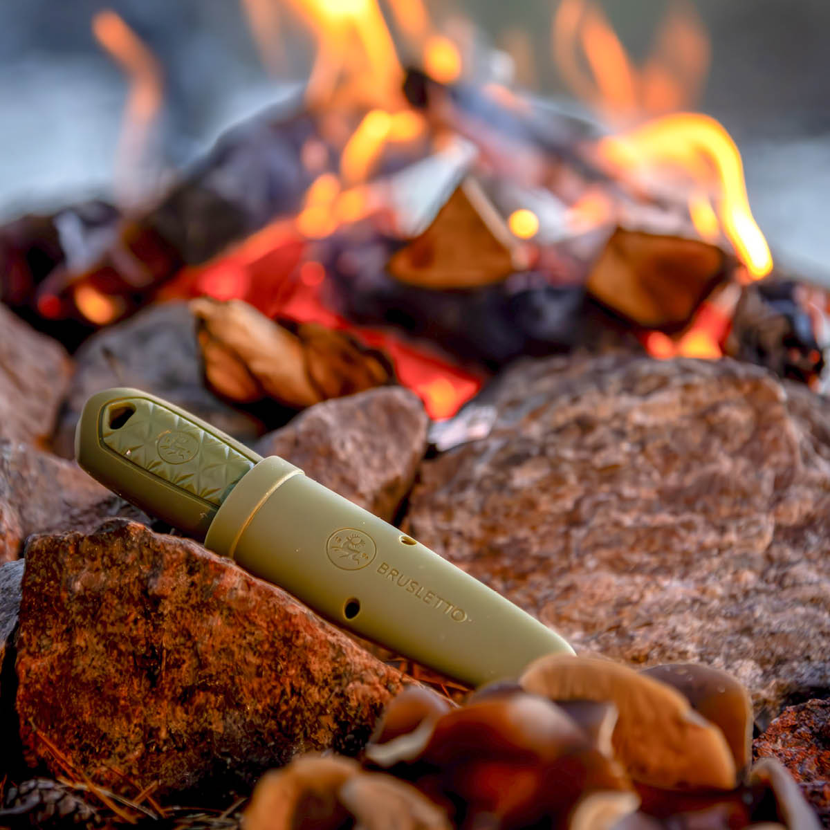 Brusletto Kongla allroundkniv 15,5 cm grønn