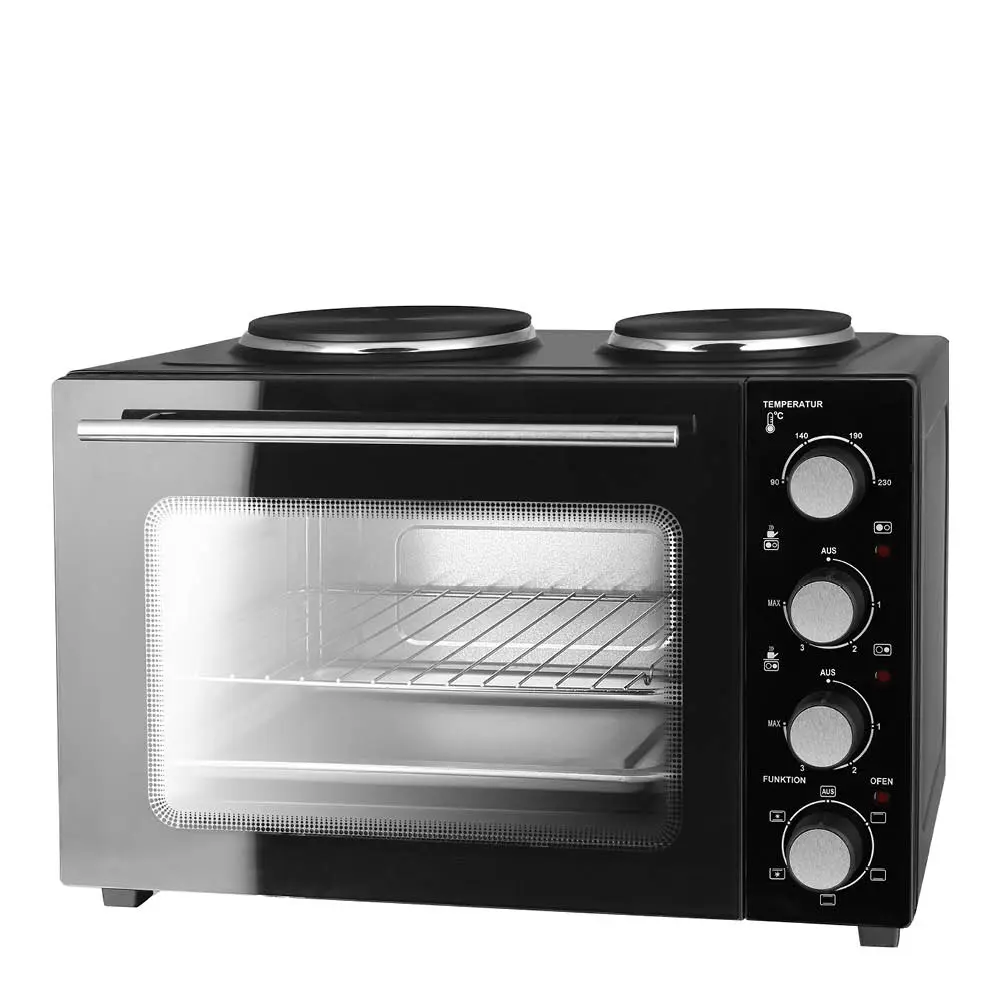 Emerio Uuni + keittolevyt 3200W 32 L Musta