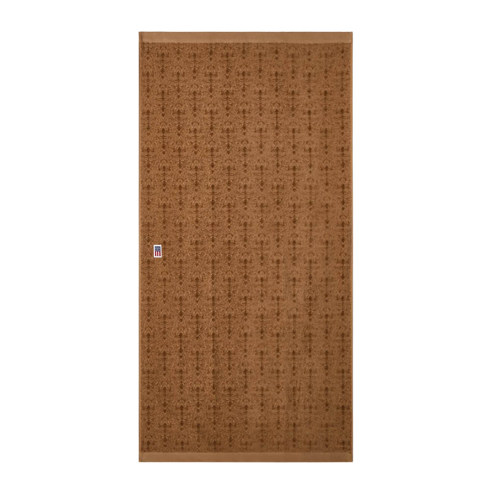 Lexington Velour jacquard ornament håndkle 50x70 cm fudge