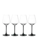 Manufacture Rock Rödvinsglas 4-pack Klar/Svart fot