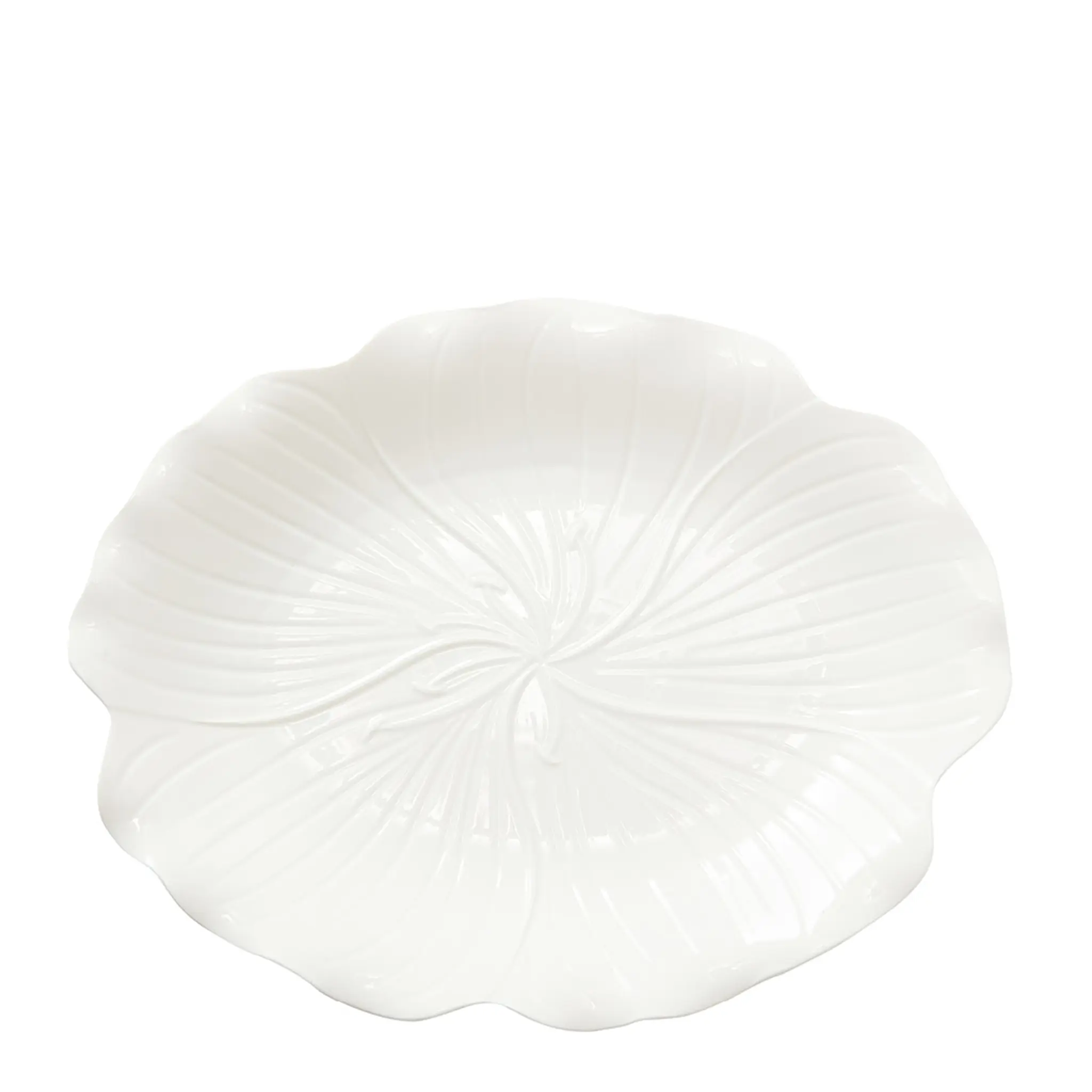 Stiernholm Flora serveringsfat 28x22 cm vit