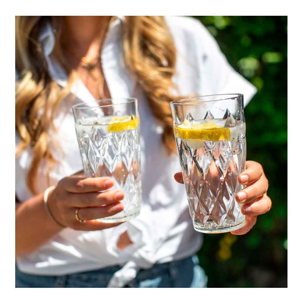 Koziol Crystal Glas Högt 6-pack Klar