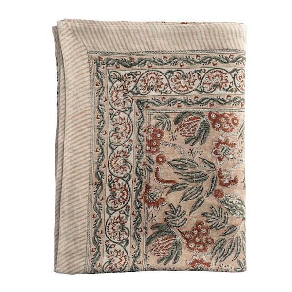 Parrot duk linne 170x350 cm dusty peach