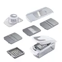 Basis grönsakshackare mandolin grå/vit