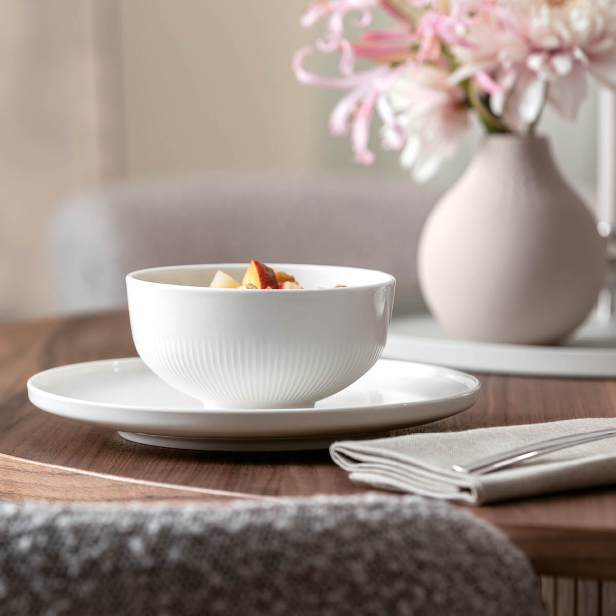 Villeroy & Boch Afina Lautanne 22 cm Valkoinen