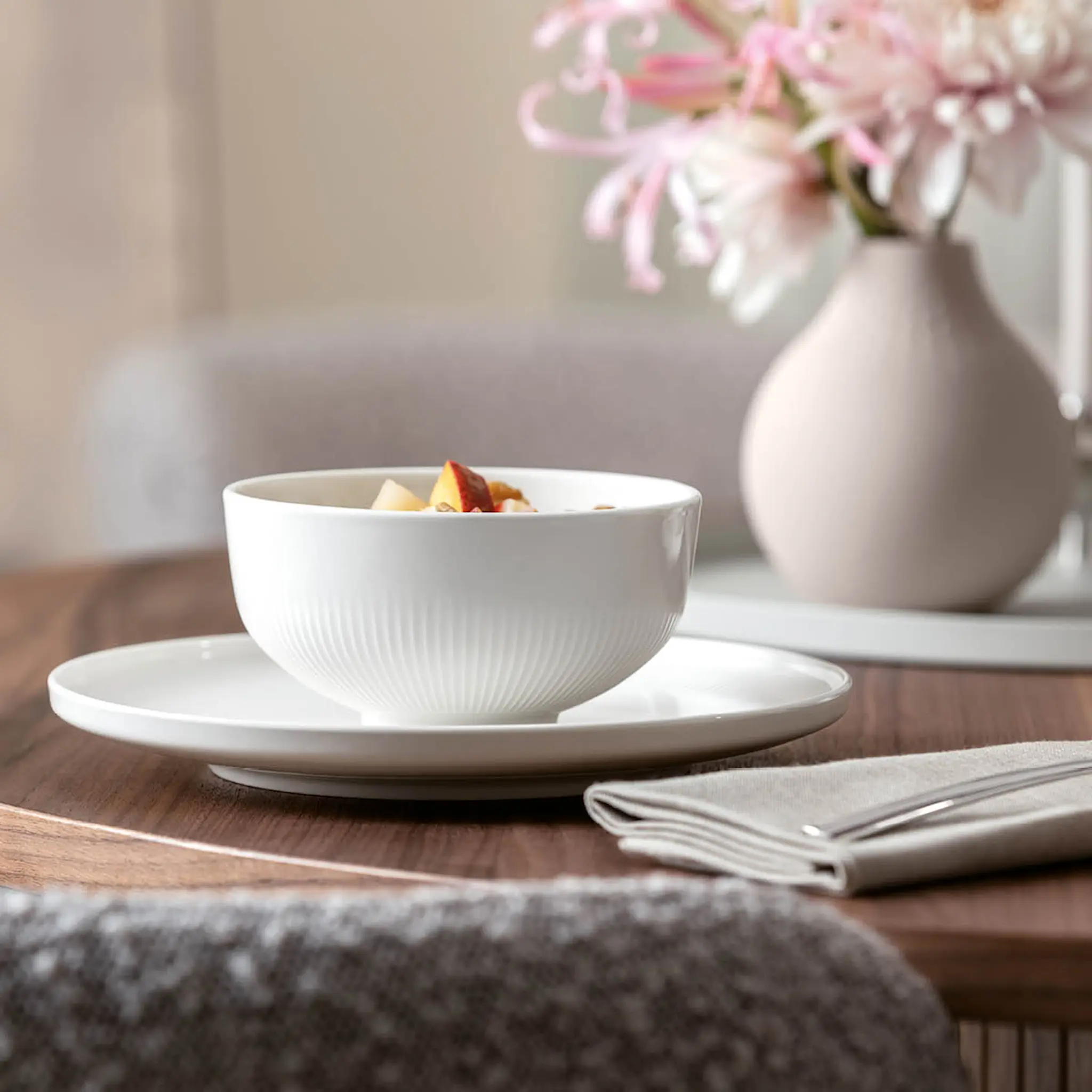 Villeroy & Boch Afina Lautanne 22 cm Valkoinen