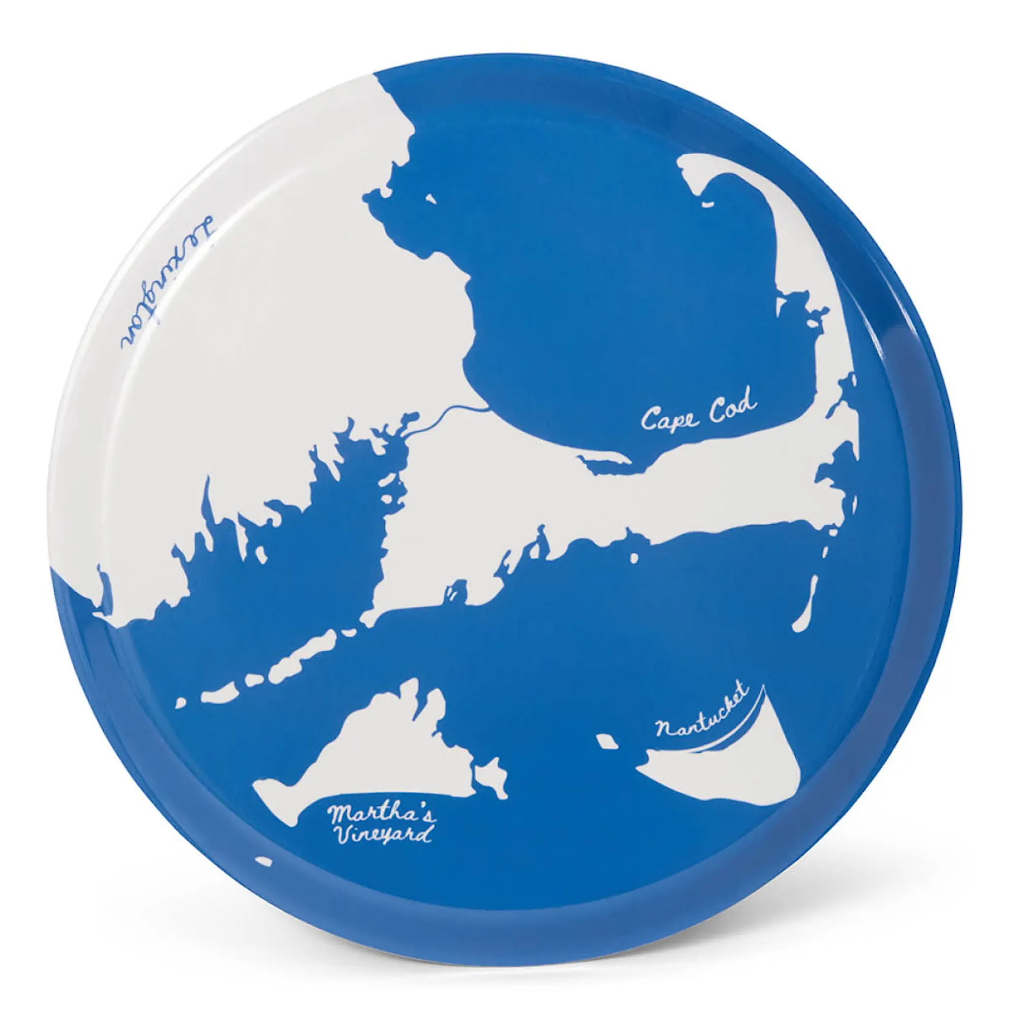 Lexington Kaksipuolinen tarjotin 38 cm Sininen/Valkoinen