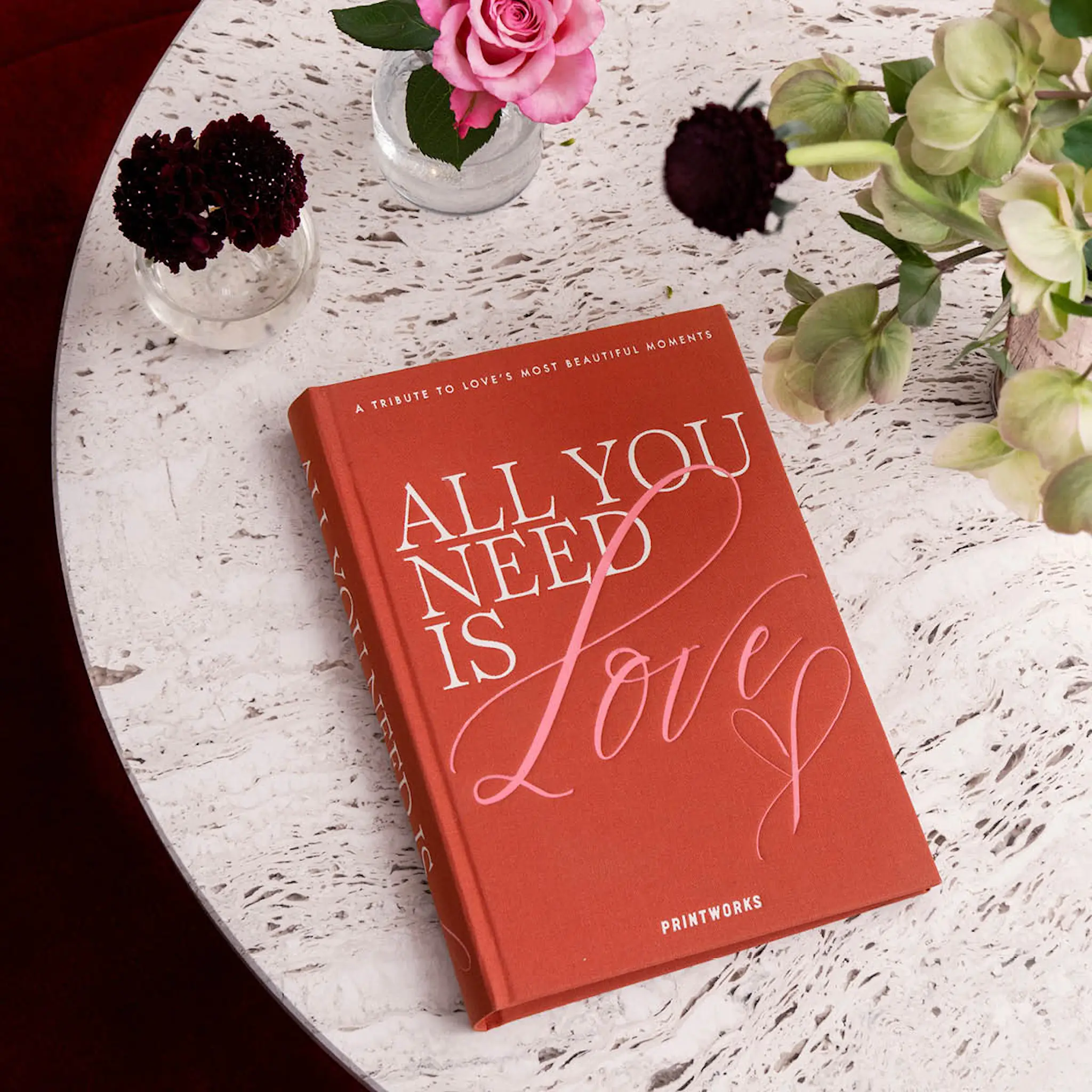 Printworks All You Need is Love fotobok orange