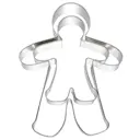bAYk Pepparkaksform Gubbe 2 Delar Silver