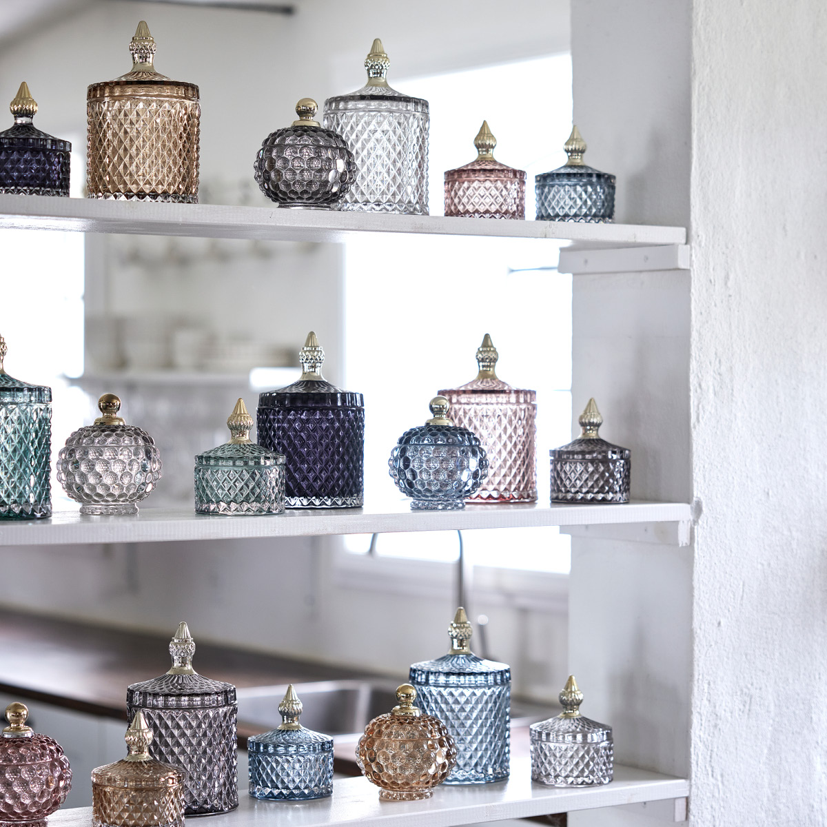 Lene Bjerre Miya Purkki 17,5 cm Tummansininen