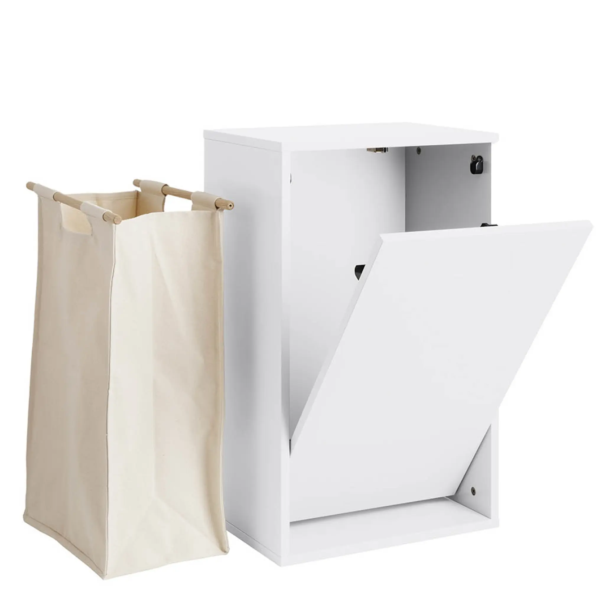 ReCollector Laundry Boks Pyykkikori 30x43x70 cm Brilliant White