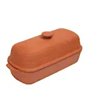 Terracotta brödform med lock 31x14 cm