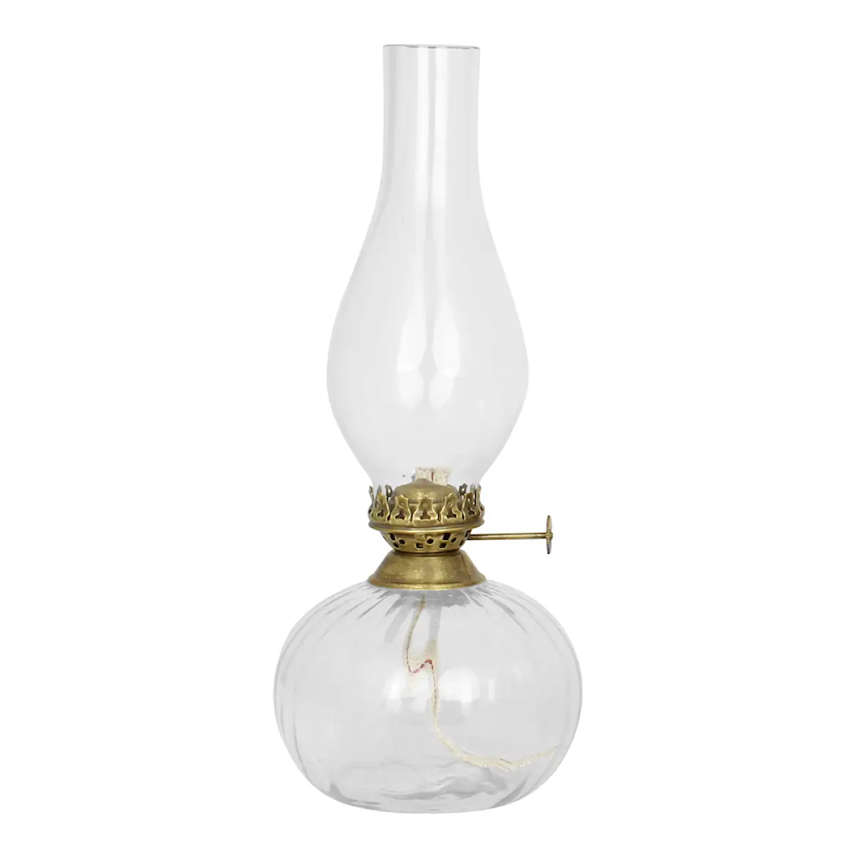 Strömshaga Elisabeth Fotogenlampa rund 28 cm Klar/Mässing