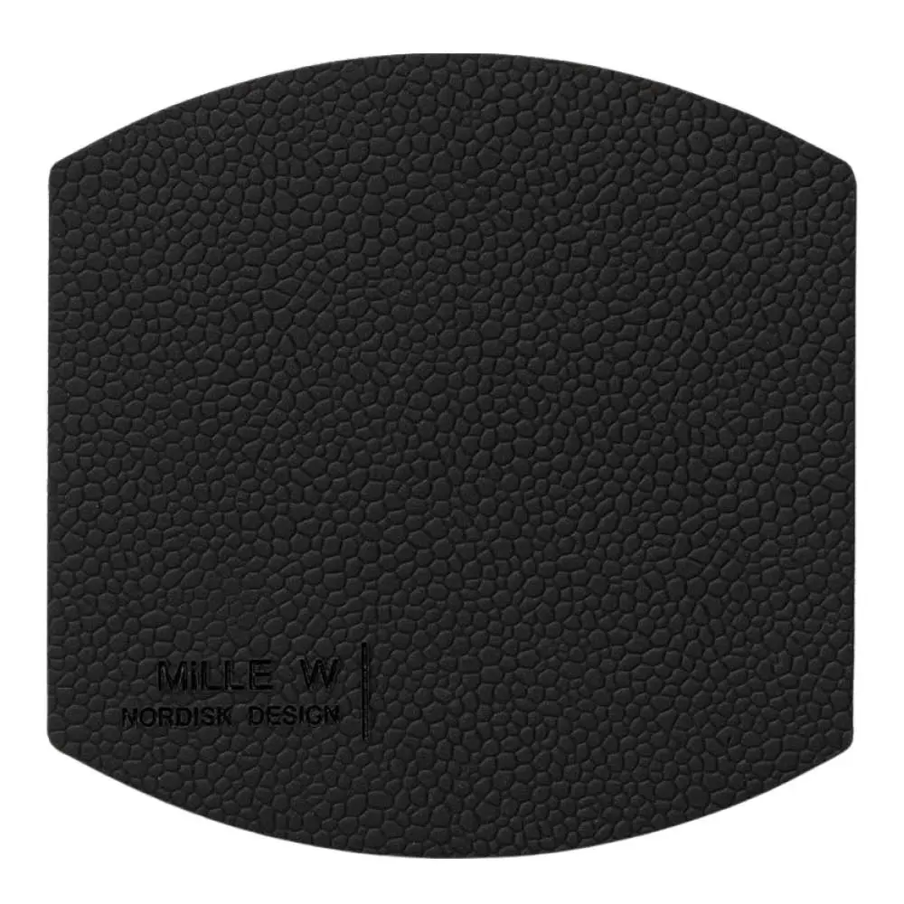 Ellips Lasinalunen 10x10 cm Musta