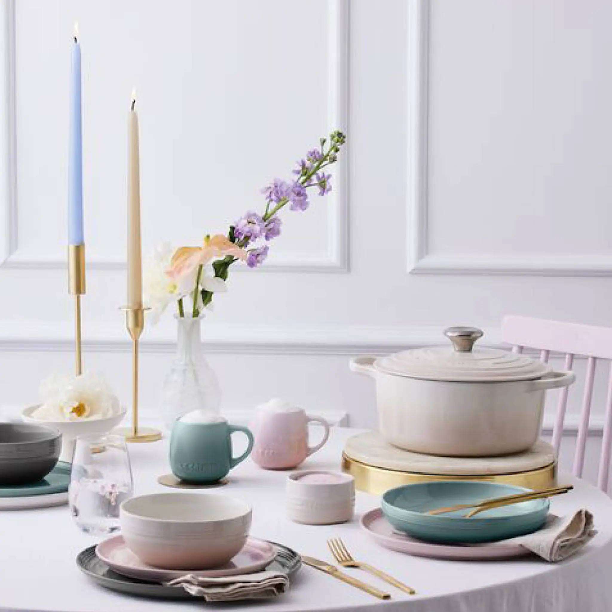 Le Creuset Coupe Collection Syvä lautanen 16 cm Shell Pink