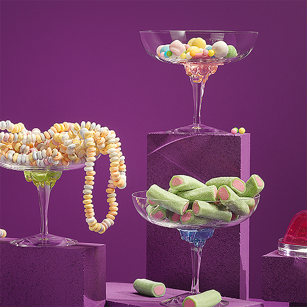 Kosta Boda Sugar Dandy Champagneskål 32 cl Rosa