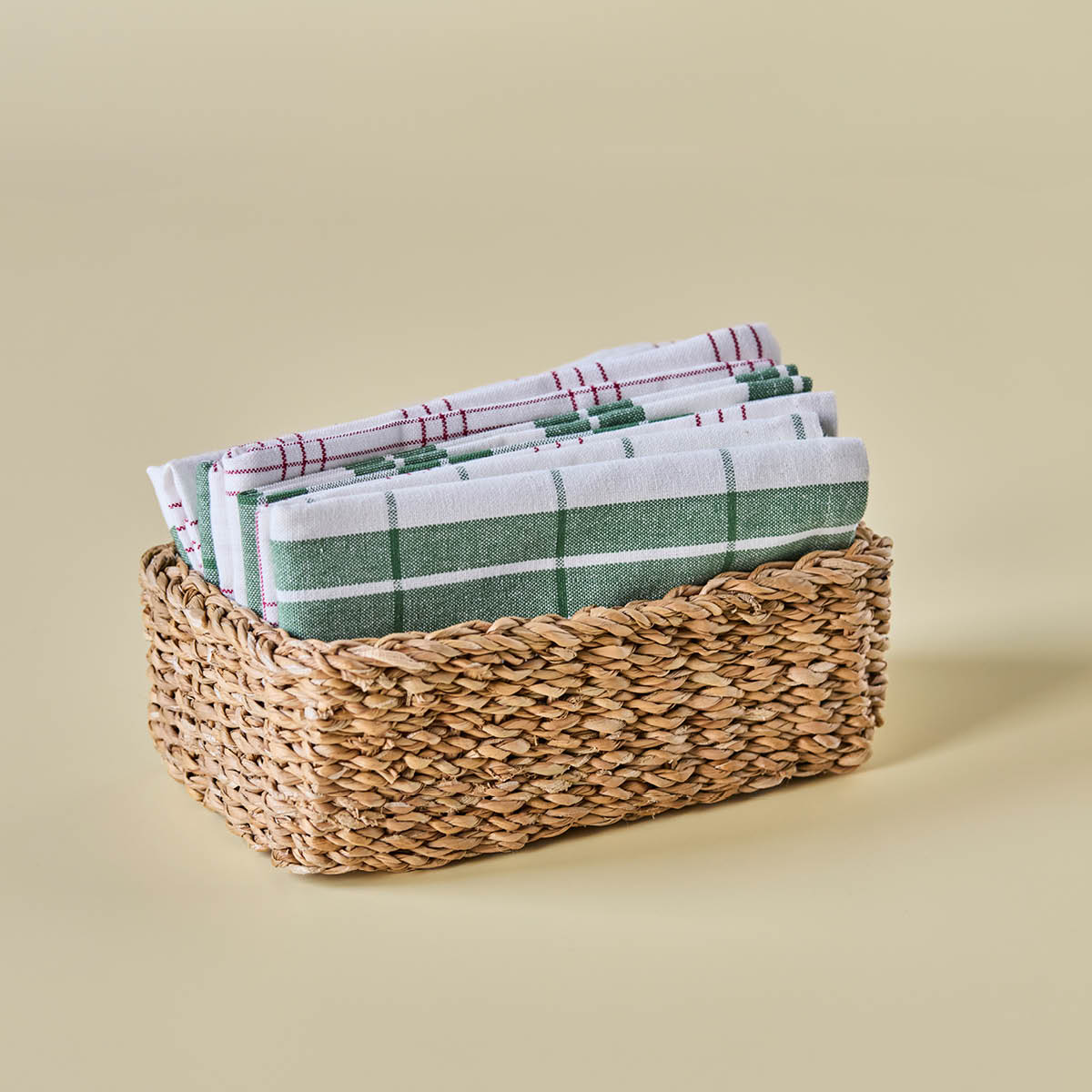 Nicolas Vahé Naba oppbevaringskurv 12x22 cm sjøgress